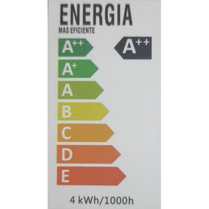 Pack 10 Ampolletas Led A60 Vintage 4w E27 2700k Ambar Color De La Luz Blanco Cálido - Deus Group