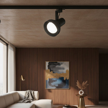 Pack 3 Foco Monofásico Lámpara Techo + Riel Ampolletas E27