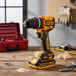 Taladro Percutor 20v 66nm Ingco Cidli206681 Industrial Bl Amarillo