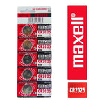 Tira 5 Pilas  Cr2025 Tipo Botón Japonesa /maxell - Mi tienda