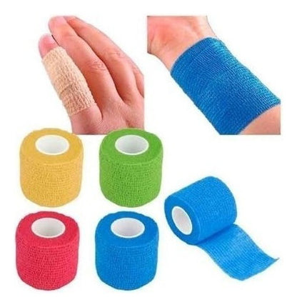 Pack X2 Vendaje Autoadhesivo Multiusos Varios Colores - Deus Group 