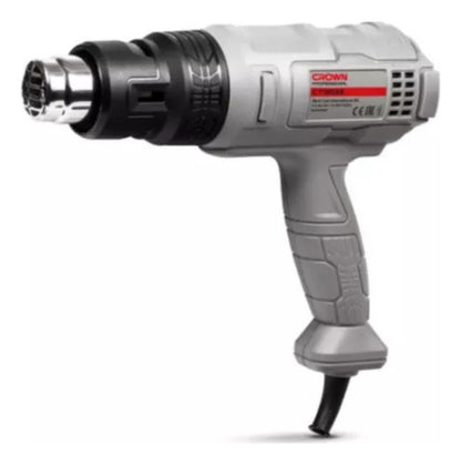 Pistola De Calor Crown 1800w Regulable Pro Con Accesorios - Deus Group 