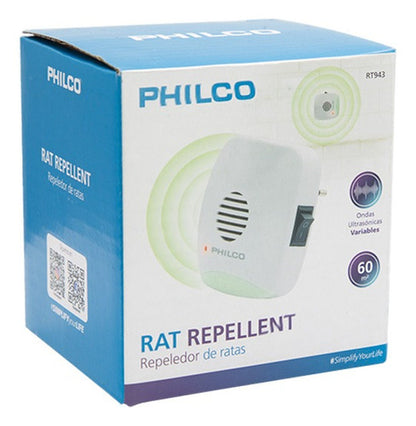 Repeledor Ahuyenta Ratas Philco Ultrasonico Blanco - Deus Group 