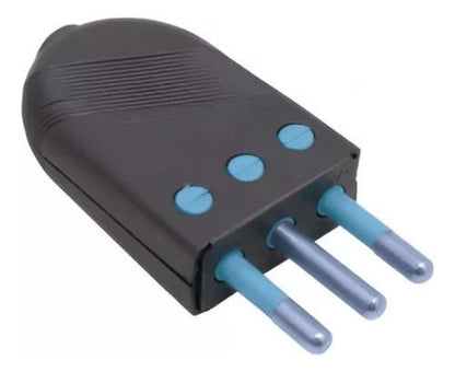 Enchufe Macho Volante 2p + T 10a 1500w 250v Certificado - Deus Group 