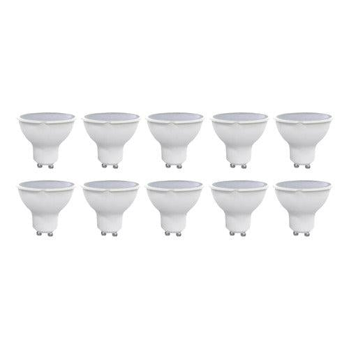 Pack 10 Ampolletas Sec Led Dicroicas Empavonadas Gu10 5w - Deus Group
