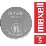 Tira 5 Pilas  Cr2025 Tipo Botón Japonesa /maxell - Mi tienda
