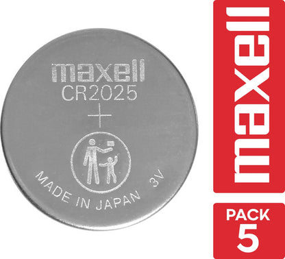 Tira 5 Pilas  Cr2025 Tipo Botón Japonesa /maxell - Mi tienda 