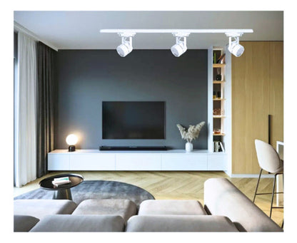 Pack 3 Foco Monofásico Lámpara Techo Riel Ampolletas Muro