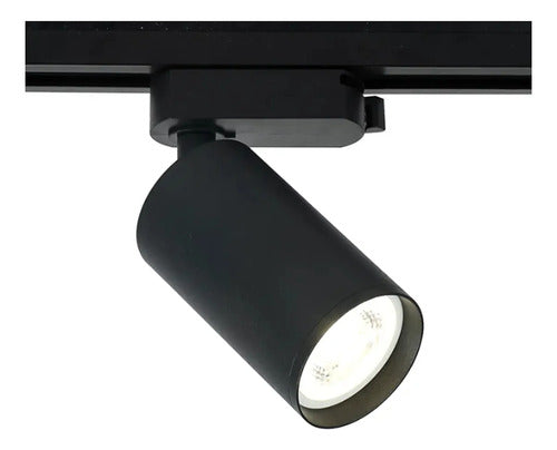 Pack 3 Foco Riel Monofásico Lámpara Techo Ampolleta Gu10