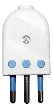 Enchufe Macho Volante 2p + T 10a 1500w 250v Certificado - Deus Group 
