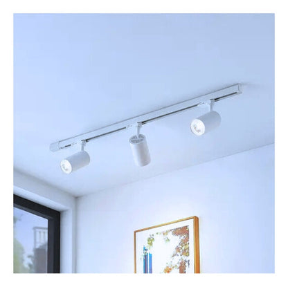 Foco Decorativo Lampara Riel Monofásico Porta Ampolleta 220v - Deus Group 