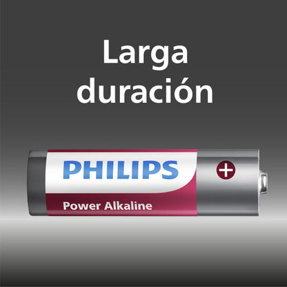 Pilas Alcalinas Aa Philips Lr6p4b Cilíndricas Blister 4 Und