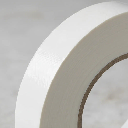 Cinta Transferible Blanca 48mm X 40m Adhesivo Doble Contacto Blanco