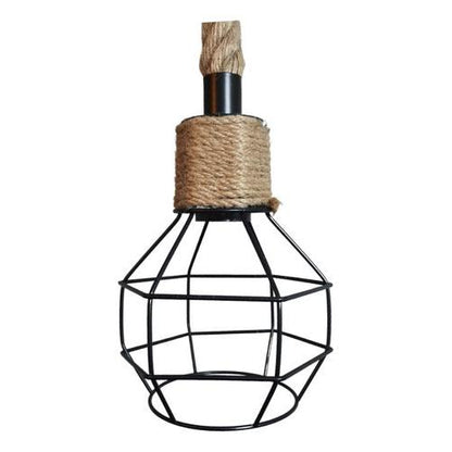 Lampara Colgante Techo Vintage Cáñamo Retro E27 - Deus Group