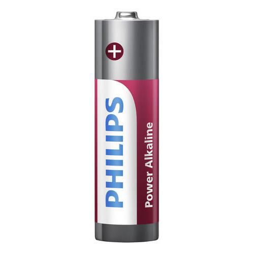 Pilas Alcalinas Aa Philips Lr6p4b Cilíndricas Blister 4 Und
