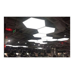 Lámpara Led Sobrepuesta Hexágono Colgante 60cm 48w Luz Fría - Deus Group