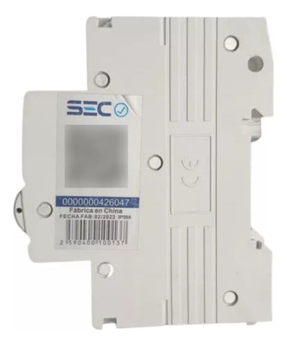 Interruptor Automático 2p 20a 6ka 240v C20 Sec - Deus Group 