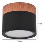 Panel Sobrepuesto Borde Madera Decorativo Led 6w Luz Cálida - Deus Group