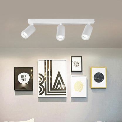 Aplique Blanco Triple Porta Ampolleta Dicroica Dirigible - Deus Group 