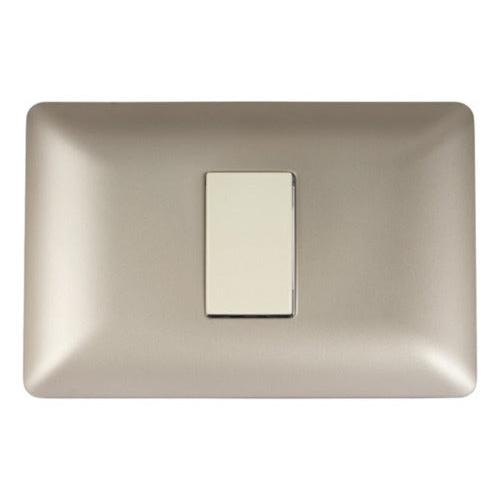 Interruptor Simple Champagne 220v Sec Encendido Apagado Deco - Deus Group