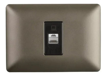 Toma Rrj45 Ethernet Red Internet Blanco Oficina Hogar - Deus Group 