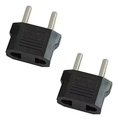 Adaptador 220V/110V Enchufe Universal Europeo a Americano Pack 10 - Deus Group 