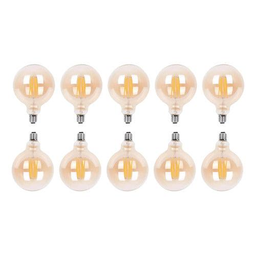 Pack 10 Ampolleta E27 Led G80 8w 2700k Konnergie Deus - Deus Group