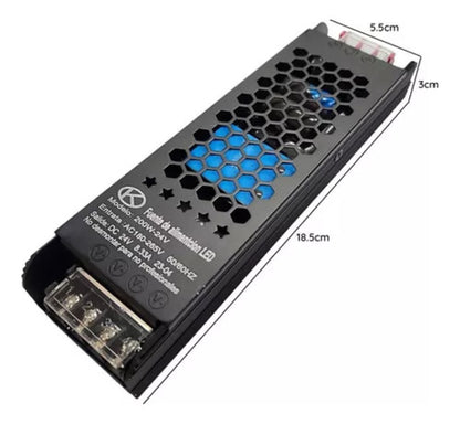 Fuente Poder Profesional Cinta Camara Switch 24v 200w 8.33a - Deus Group 
