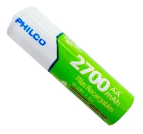 Blister 5 Pilas Recargables Aa 2700 Mah Multiusos Philco