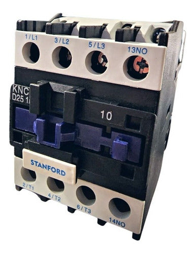 Contactor Trifásico Bobina 25a 220v 1no Ip20 - Deus Group 