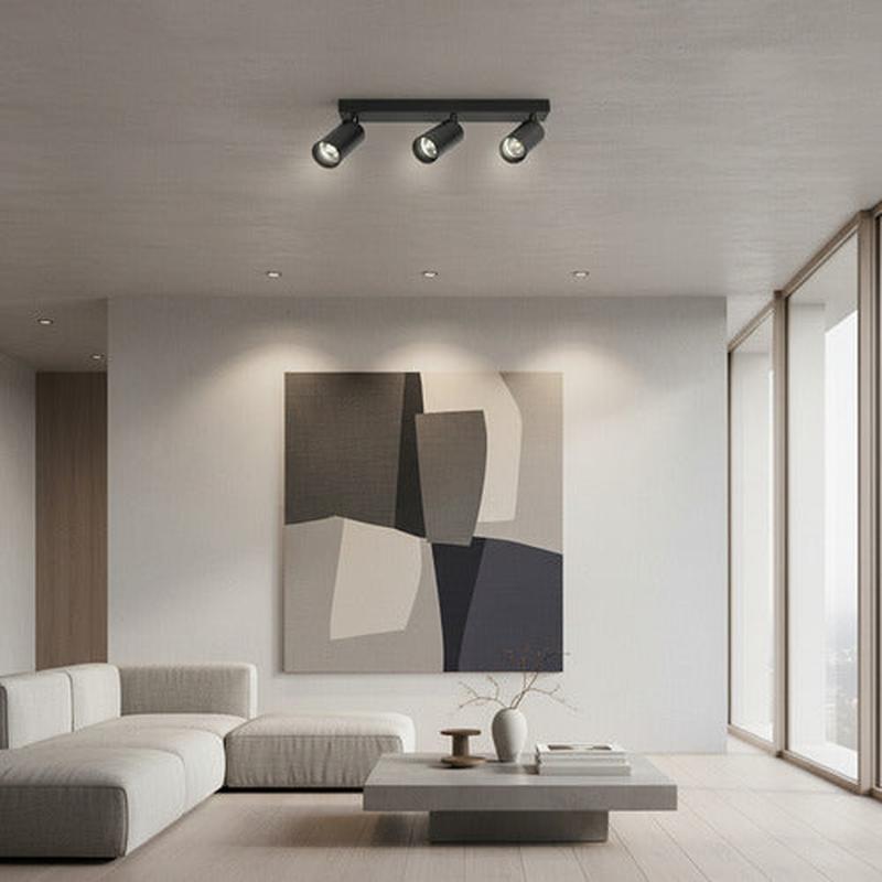 Aplique Triple Porta Ampolleta Dicroica Dirigible