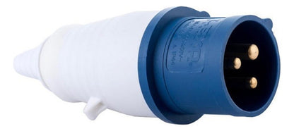 Echufe Industrial Macho Volante Ip44 32a 220v 2p+t - Mi tienda 