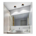 Panel Sobrepuesto Borde Madera Decorativo Led 6w Luz Fria - Deus Group