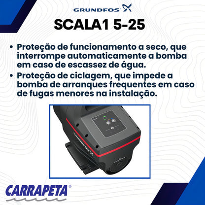 Presurizador Grundfos Scala1 5-25 Mono 127v 115v - Mi tienda 