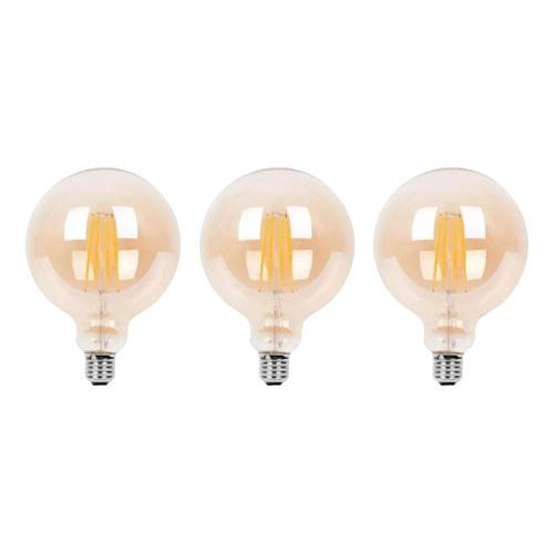 Pack 3 Ampolleta E27 Led G80 4w 2700k Konnergie Deus - Deus Group