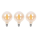 Pack 3 Ampolleta E27 Led G80 4w 2700k Konnergie Deus - Deus Group