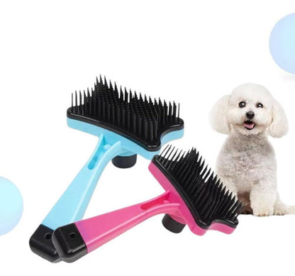Cepillo De Facil Limpieza Con Boton Extractor Para Mascota Color Según Stock Cerda Plástica - Deus Group 