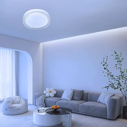 Lámpara Plafón Led 48w 26cm Redondo Sobrepuesto Elegante - Deus Group 