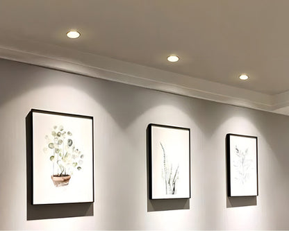 Foco Panel Plafon Redondo 24w 30cm Led Embutido Empotrado Color Blanco Cálido 3000k - Deus Group 