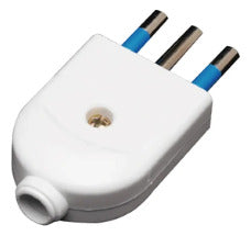 Enchufe Macho Volante 2p + T 10a 1500w 250v Certificado - Deus Group 