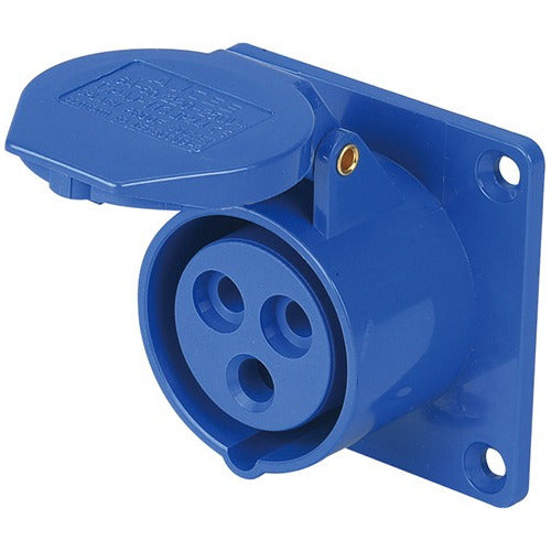 Enchufe Industrial Hembra Embutida Ip44 16a 220v 2p / T - Deus Group 