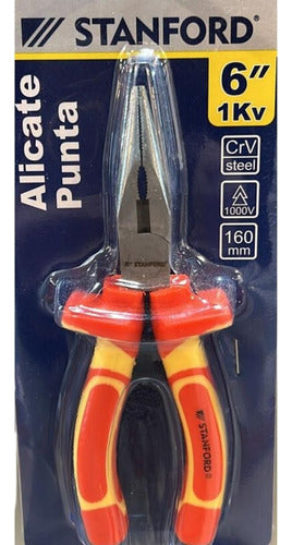 Alicate Punta Larga 6" Resistente Profesional 1KV