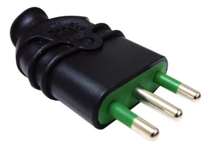 Enchufe Macho Volante 2p / T Pesado  16a 250v Sec Ancho - Deus Group 