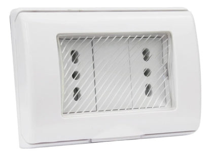 Tomacorriente Embutido Doble 10/16a Exterior  Ip55 250v Sec - Mi tienda 