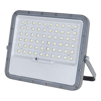 Foco Proyector Led Con Panel Solar 1400lm Luz Fria + Control - Deus Group