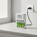 Cargador De Pilas 2 Pilas Aa 2700 Mah 2 Pilas Aaa 1200 Mah