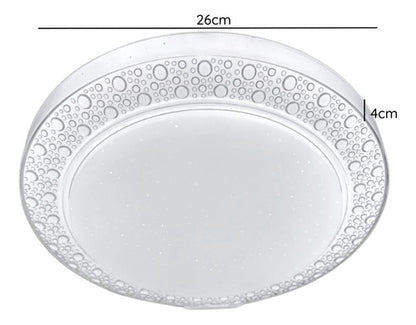 Lámpara Plafón Led 48w 26cm Redondo Sobrepuesto Elegante - Deus Group 
