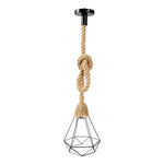 Soquete  Lampara Diamante Colgante  Vintage E27 + Ampolleta - Deus Group