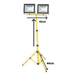 Soporte Base Atril Trípode Foco Led 220v Emergencia Obras - Deus Group
