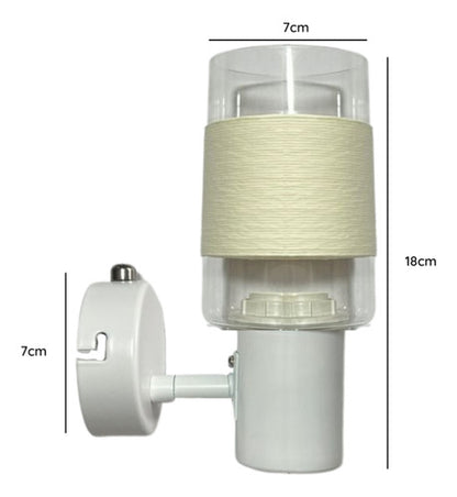 Pack 2 Aplique Simple Porta E14 Led Zaurak Konnergie Deus - Deus Group 